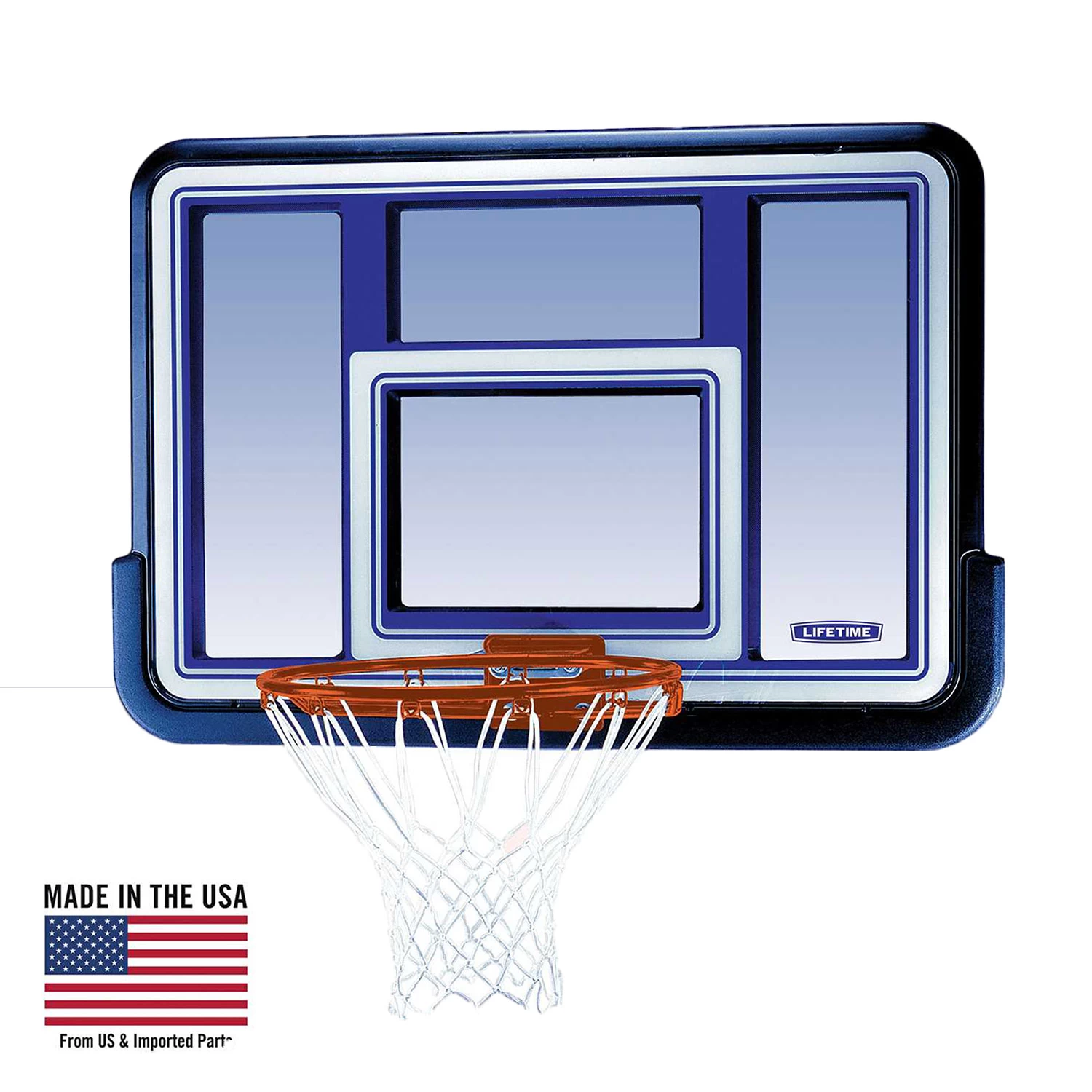 Lifetime 44" Acrylic Fusion Basketball Backboard With Slam-It Rim 3 Lifetime 44" Acrylic Fusion Basketball Backboard With Slam-It Rim