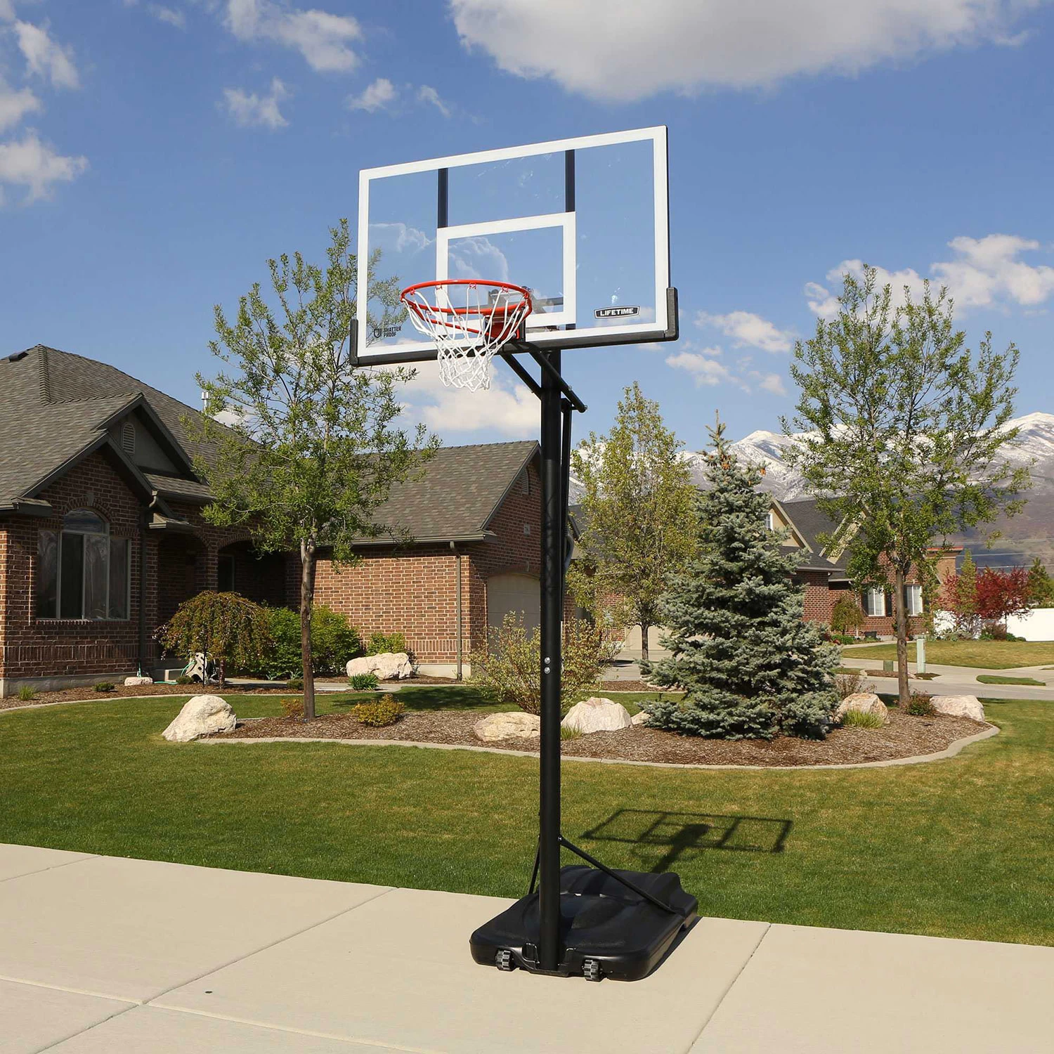 Lifetime 54" Steel-Framed Portable Basketball Hoop 5 Lifetime 54" Steel-Framed Portable Basketball Hoop - Image 3