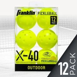 Franklin X-40 Optic Pickleballs - 12-Pack