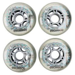 Explore/Helo Recreational In-line Skate Wheels With ABEC 7 Bearings - 8-Pack
