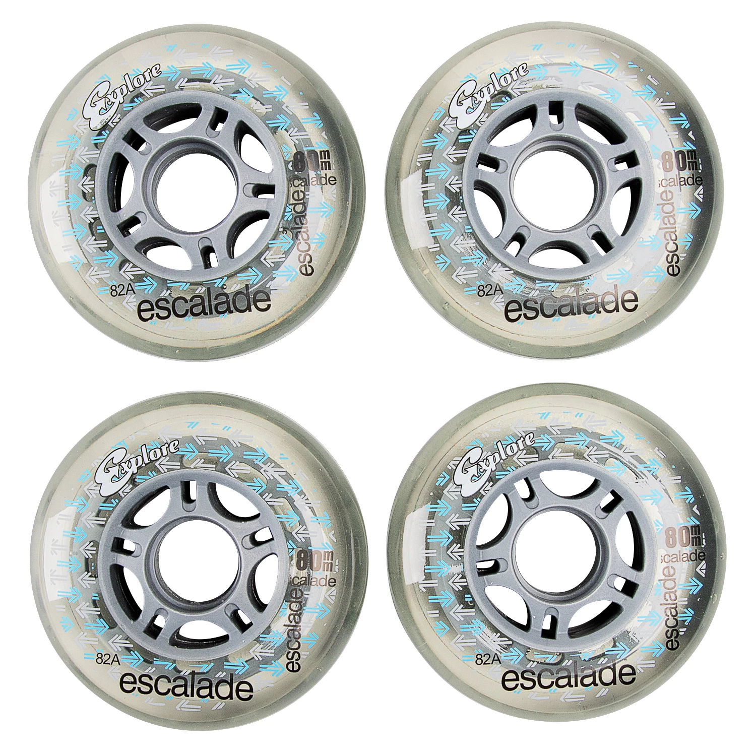 Explore/Helo Recreational In-line Skate Wheels With ABEC 7 Bearings - 8-Pack 3 Explore/Helo Recreational In-line Skate Wheels With ABEC 7 Bearings - 8-Pack