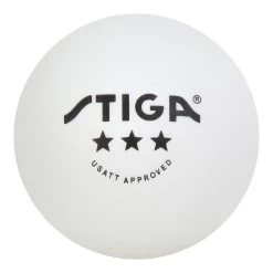 Stiga Three Star White Table Tennis Balls