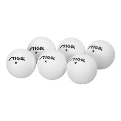 Stiga 1 Star Table Tennis Balls 6-Pack