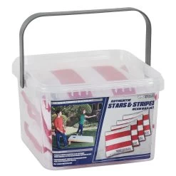 Wild Sports Regulation Cornhole Bean Bags - Stripes Set Of 4